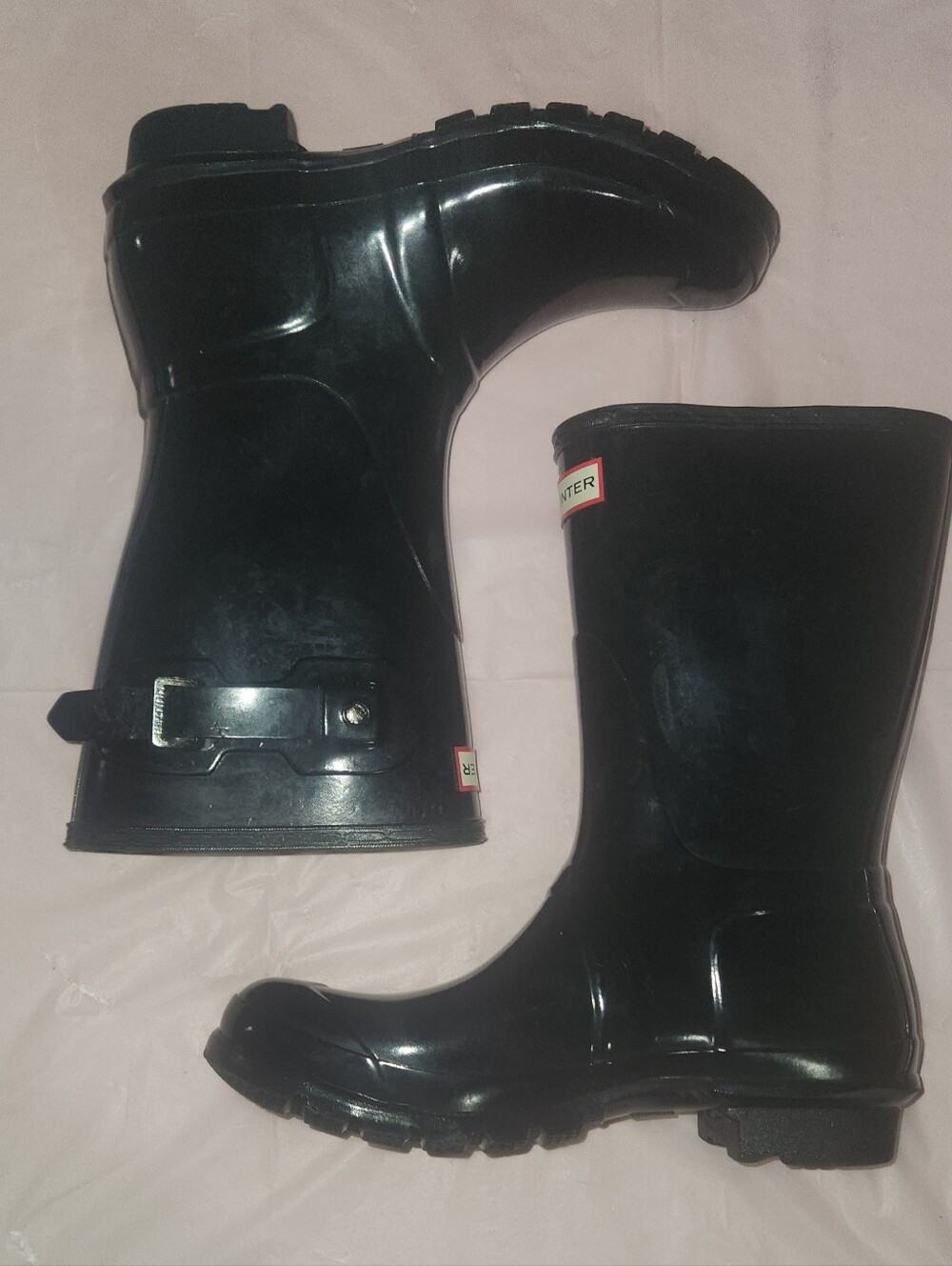 Classic Tall Hunter Gloss Rain Boots Womens' Size US 9